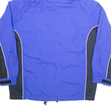 FILA Mens Rain Jacket Blue Nylon Hooded XL