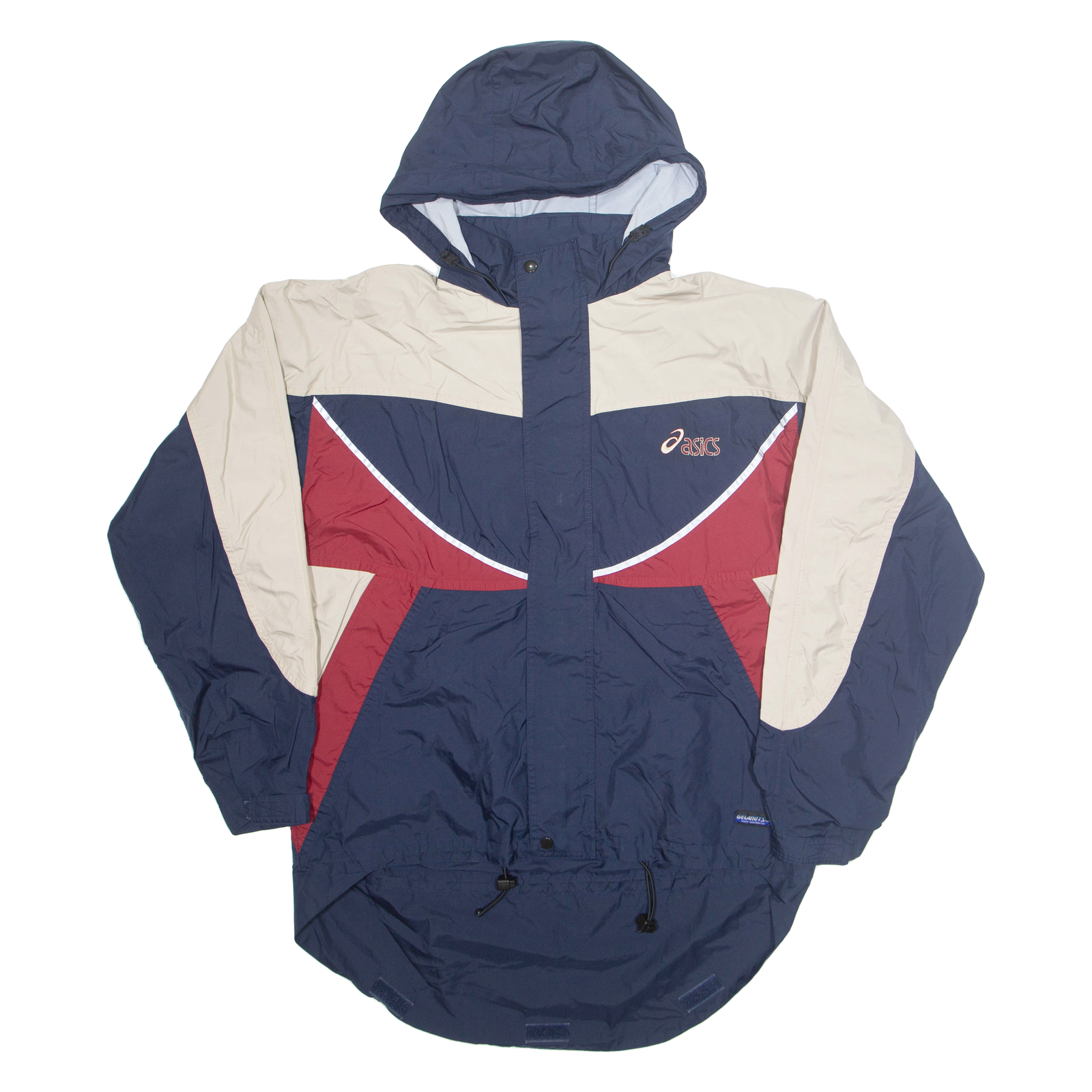 ASICS Mens Jacket Blue Hooded L