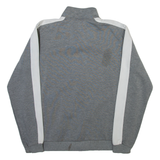 PUMA Full Zip Mens Sweatshirt Grey High Neck M