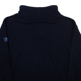 LAUREN RALPH LAUREN Womens Sweatshirt Blue High Neck L