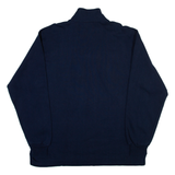 CHAMPION UCSB Water Polo Mens Sweatshirt Blue 1/4 Zip USA XL