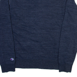 CHAMPION Mens Sweatshirt Blue L