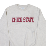 CHAMPION REVERSE WEAVE Chico State Mens Sweatshirt Grey S
