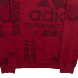ADIDAS Mens Sweatshirt Maroon S