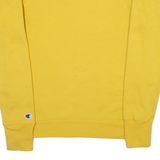 CHAMPION Mens Sweatshirt Yellow S