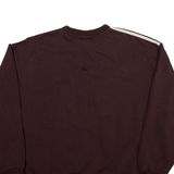 ADIDAS ORIGINALS Womens Sweatshirt Maroon S