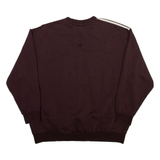 ADIDAS ORIGINALS Womens Sweatshirt Maroon S