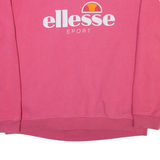 ELLESSE Womens Sweatshirt Pink UK 16