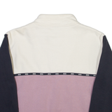 DIESEL Mens Sweatshirt Purple 1/4 Zip XS