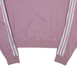 ADIDAS ORIGINALS Cropped Womens Sweatshirt Pink UK 4