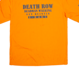 JAWBREAKER Death Row Mens Plain Shirt Orange XL