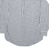 HAPPY LIFE Mens Shirt Black Check Long Sleeve S