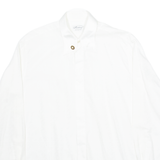 BOTTHOF Mens Plain Shirt White Long Sleeve XL