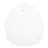 BOTTHOF Mens Plain Shirt White Long Sleeve XL