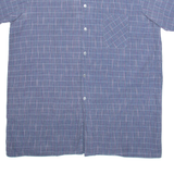 RETRECI Mens Shirt Blue Check L