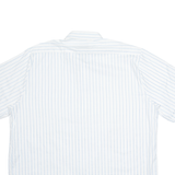 LORD GEORGE Mens Shirt White Striped 2XL