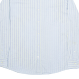 BOGNER Mens Shirt Blue Striped Long Sleeve L