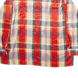 BEATRICE Womens Shirt Red Check Long Sleeve XL