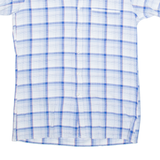 SAN MARCO Mens Shirt Blue Check M