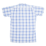 SAN MARCO Mens Shirt Blue Check M
