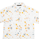 KELPA KARTEL Mens Shirt White Spotted L