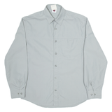 MAMMUT Mens Plain Shirt Grey Long Sleeve S