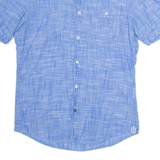 PIERRE CARDIN Mens Plain Shirt Blue S