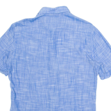 PIERRE CARDIN Mens Plain Shirt Blue S