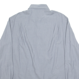 BOSS Mens Plain Shirt Grey Long Sleeve M