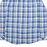 TOMMY HILFIGER Womens Shirt Blue Check Long Sleeve UK 10