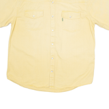 UNDERGROUND Mens Plain Shirt Yellow M