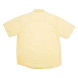 UNDERGROUND Mens Plain Shirt Yellow M