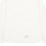 LEVI'S Mens Plain Shirt Cream Long Sleeve S