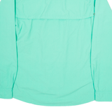SHERPA Womens Plain Shirt Green Long Sleeve L