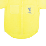 Travel Club Mens Plain Shirt Yellow M