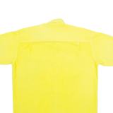 Travel Club Mens Plain Shirt Yellow M