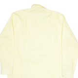 Womens Plain Shirt Yellow Long Sleeve M