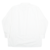 WALDE Mens Plain Shirt White Long Sleeve XL