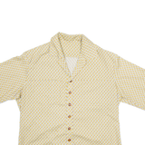 Womens Shirt Brown Geometric M