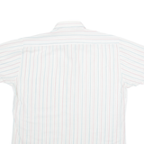 Mens Shirt White Striped L