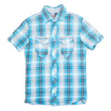 LEVI'S Mens Shirt Blue Check S