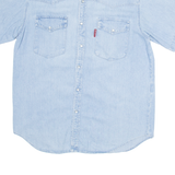 BASIC NETWORK Mens Denim Shirt Blue M