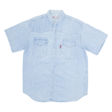 BASIC NETWORK Mens Denim Shirt Blue M