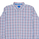 JOOP Slim Fit Mens Shirt Blue Check Long Sleeve L