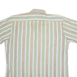 Mens Shirt Green Striped M