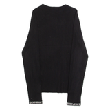 DKNY Womens Jumper Black Tight Knit M
