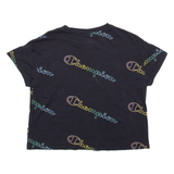 CHAMPION Cropped Womens T-Shirt Black M