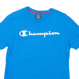 CHAMPION Mens T-Shirt Blue S