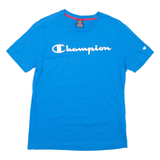 CHAMPION Mens T-Shirt Blue S