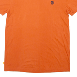 TIMBERLAND Slim Fit Mens T-Shirt Orange M